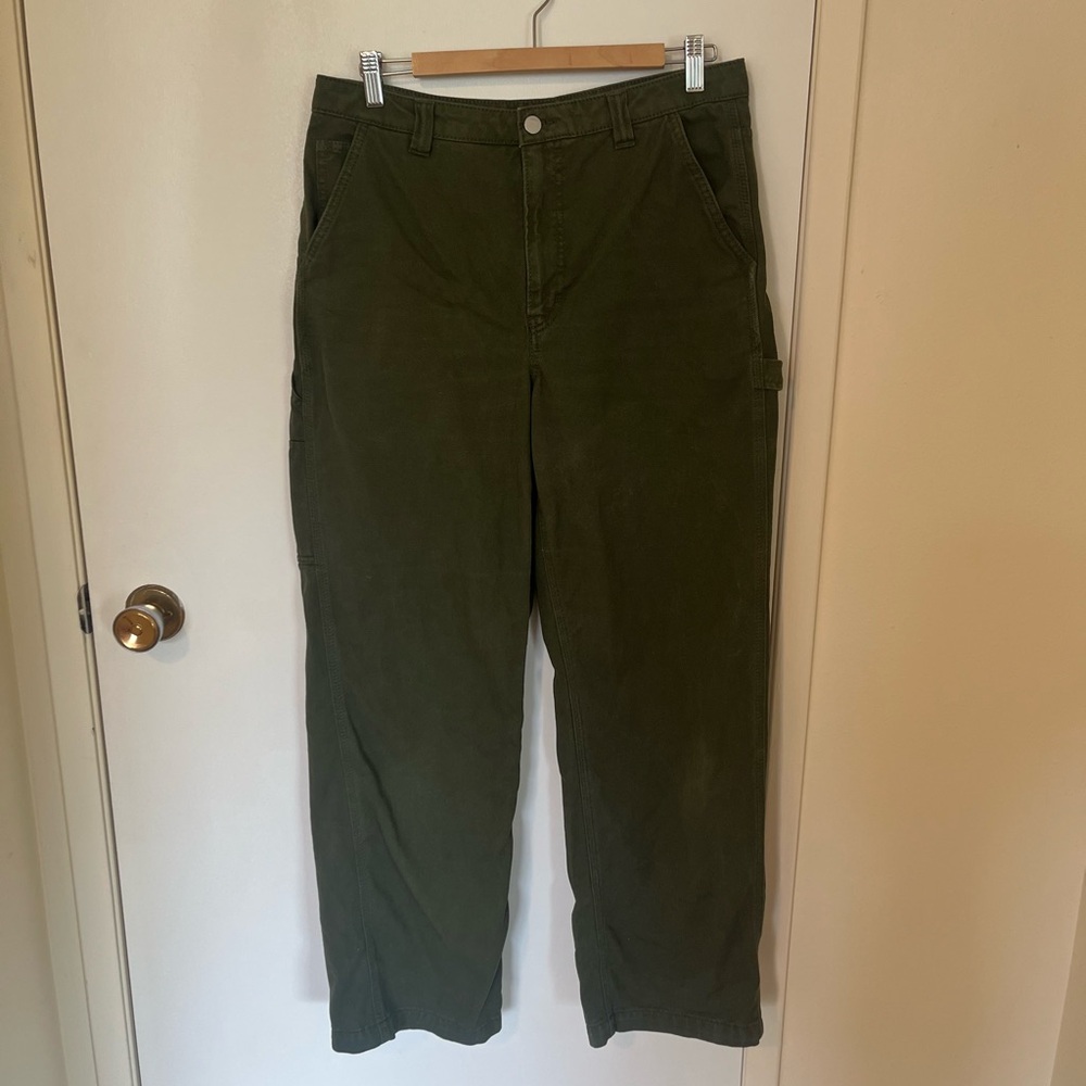 TNA Olive Green Carpenter Pants